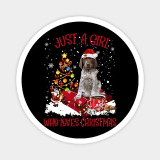 German Shorthaired Pointer Just A Girl Who Loves Christmas Magnet